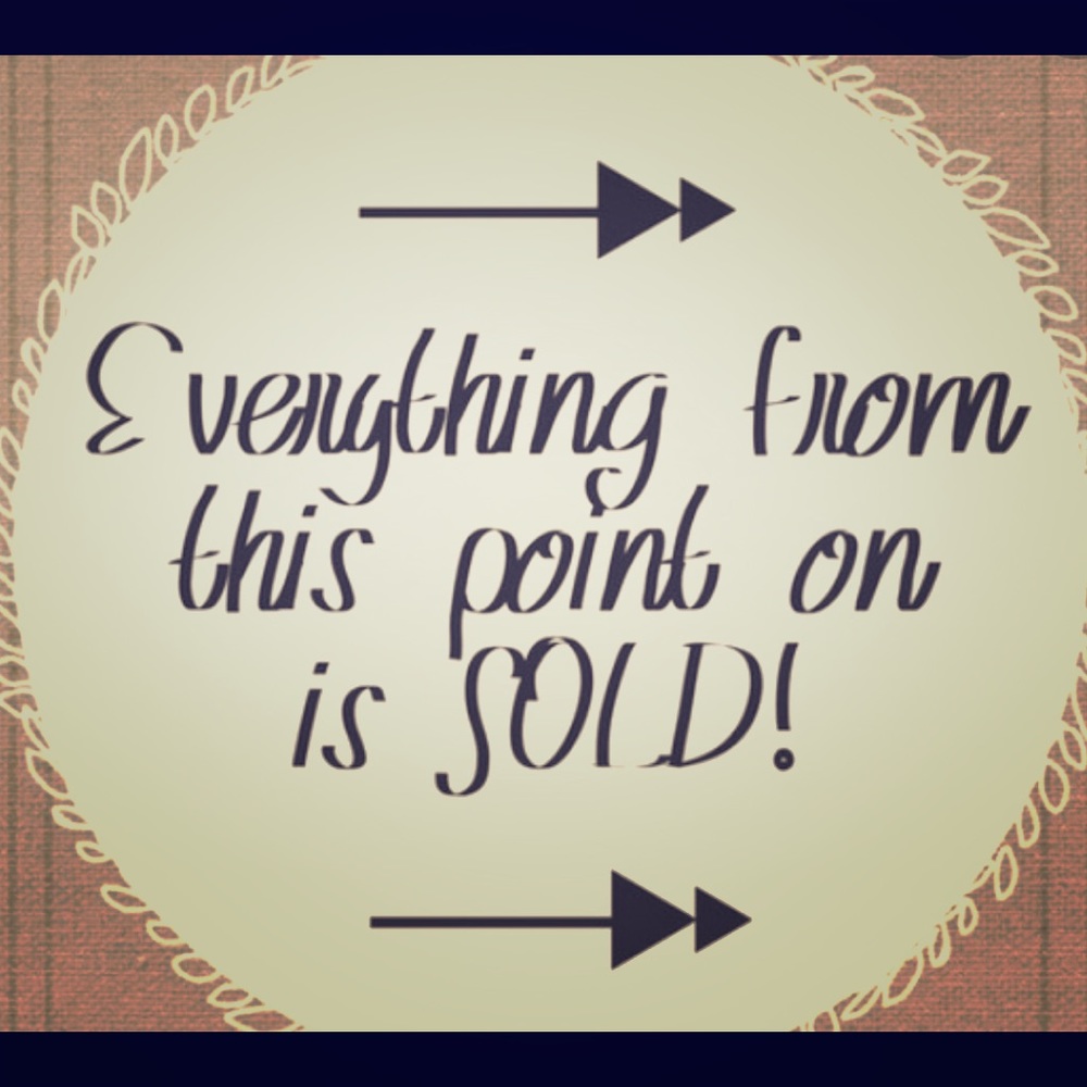 Sold from here down 👇🏻